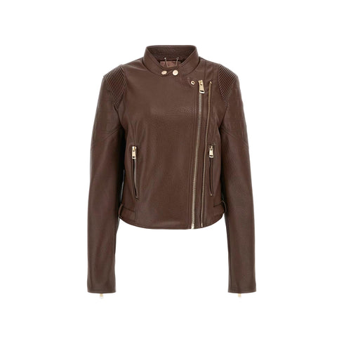 Guess Giacca leggera Giubbino Donna in similpelle zip laterale XS - Francavilla Moda